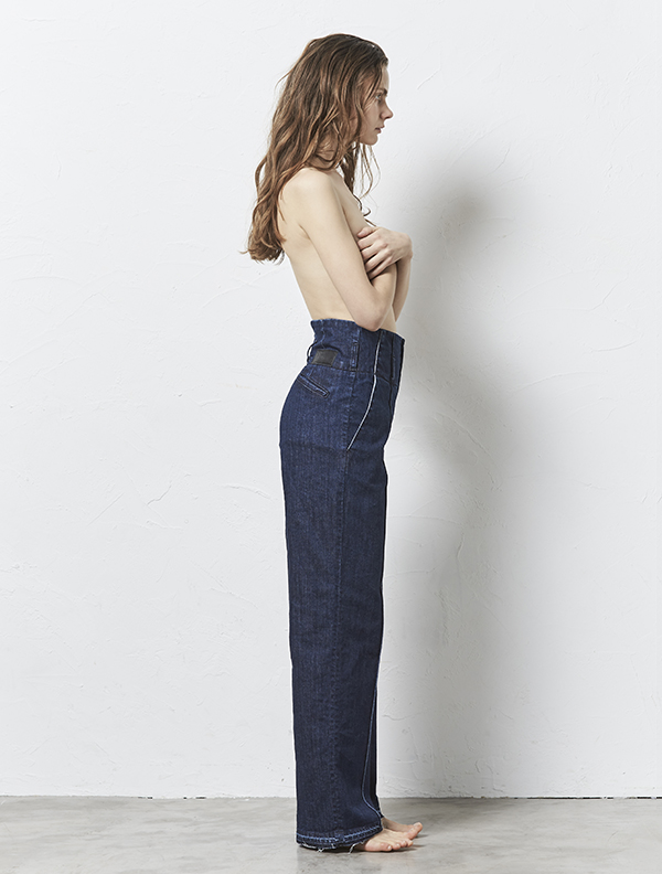 PIN TUCK WIDE STRAIGHT PANTS | JapanDenim ENglish