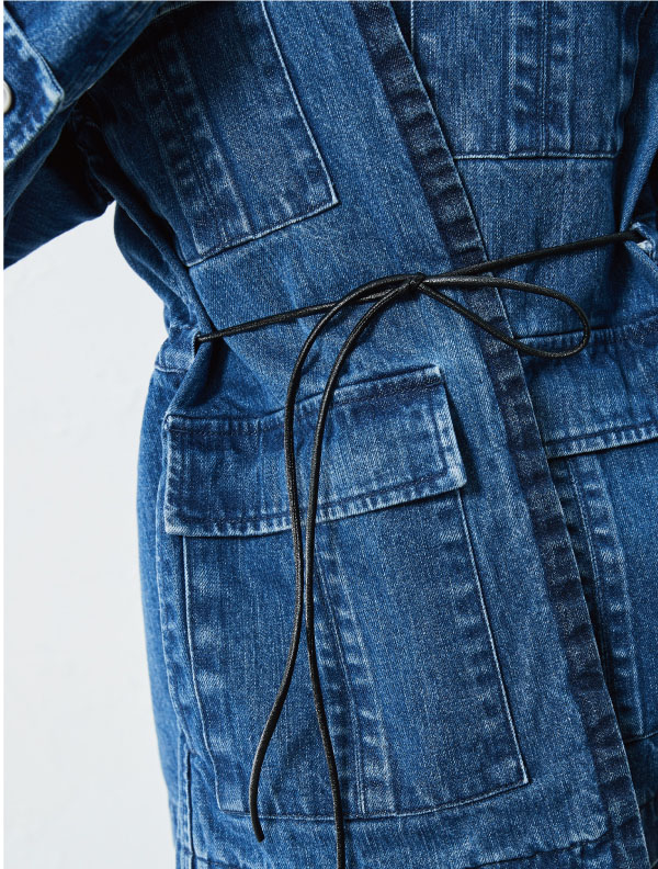 NO COLLAR PIPING JACKET | JapanDenim ENglish