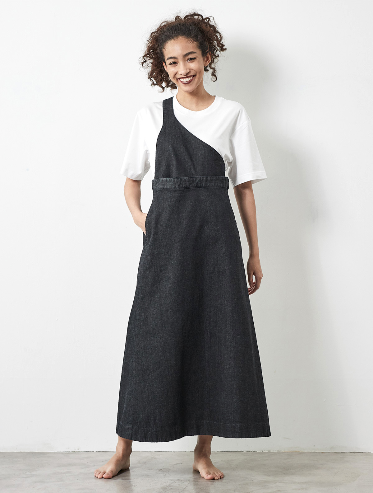 2WAY LONG FLARE SKIRT