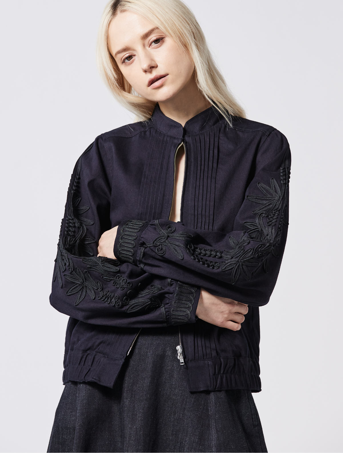 CODE EMBROIDERY BLOUSON