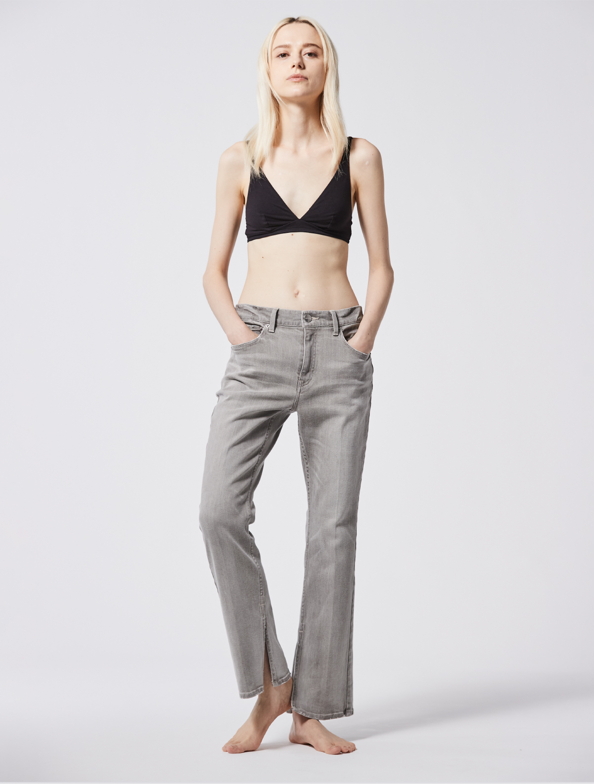 SLIT FLARE PANTS