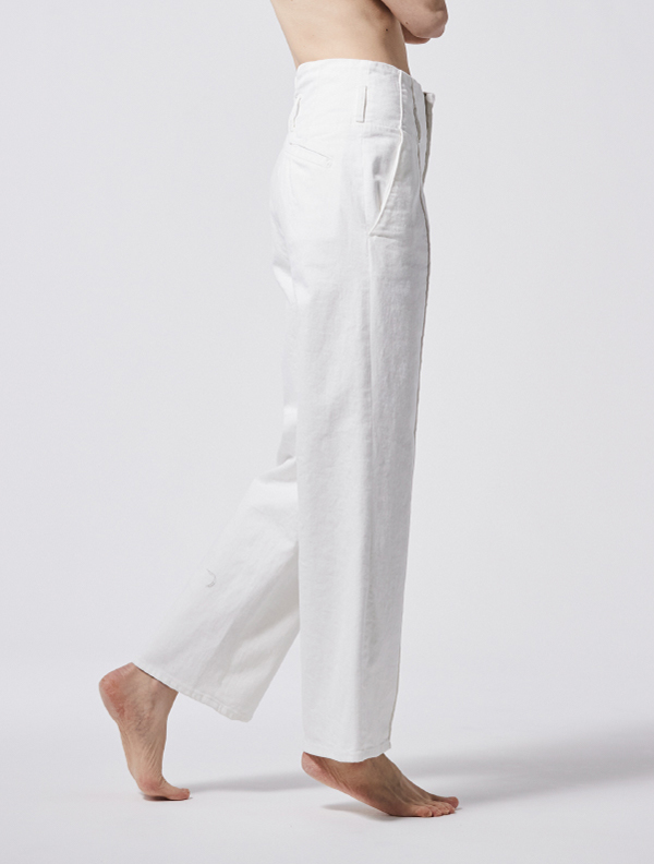 PIN TUCK WIDE STRAIGHT PANTS | JapanDenim ENglish