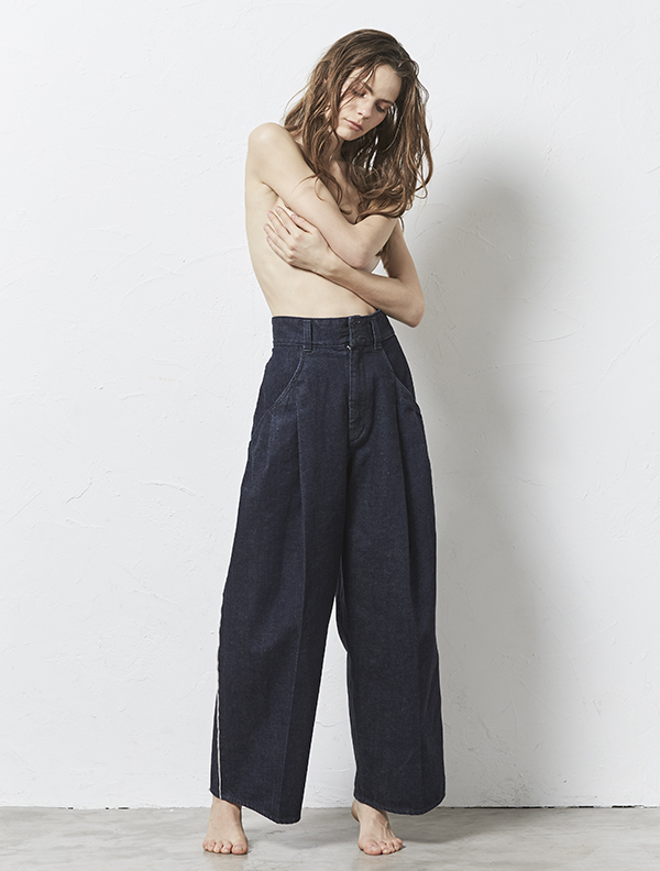 HI-WAIST SELVEDGE WIDE PANTS | 日本発こだわりを極めた デニム