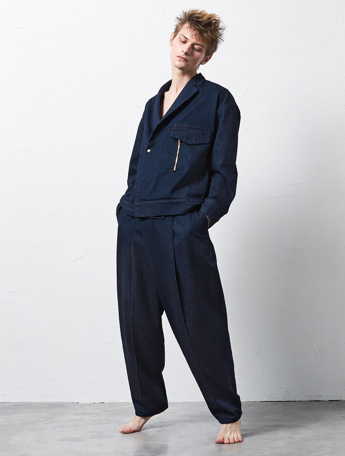 【POLYPLOID】WIDE TAPERED PANTS