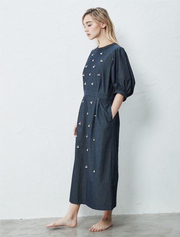 GINGER掲載商品】 DENIM JAPAN ワンピース BALLOON DRESS BIJOUX GINGER掲載商品】 DENIM JAPAN ワンピース BALLOON DRESS BIJOUX