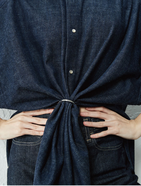 RING KNOT BLOUSE | 日本発こだわりを極めた デニムブランド「JAPAN