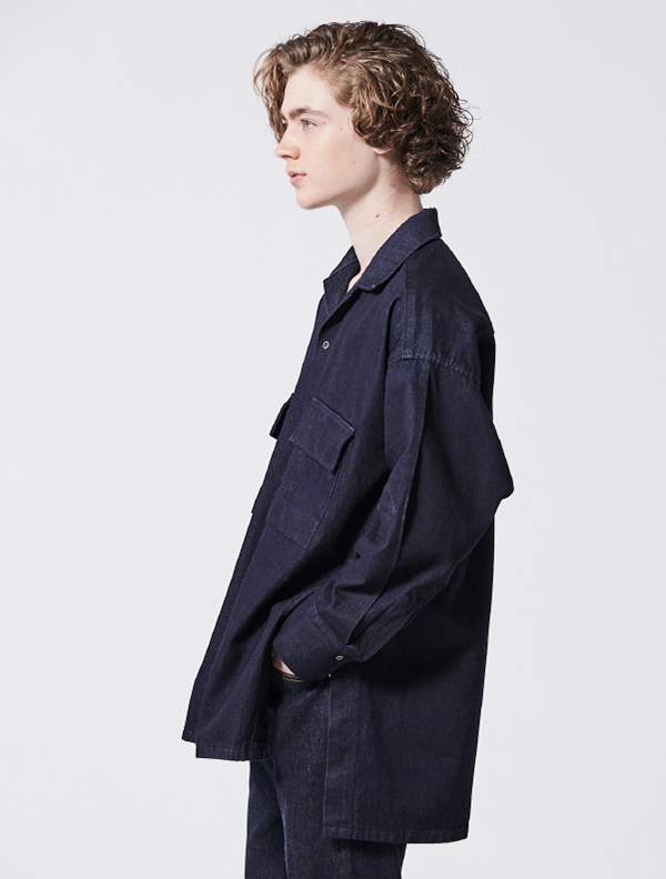 [ALLEGE] OPEN COLLAR BLOUSON