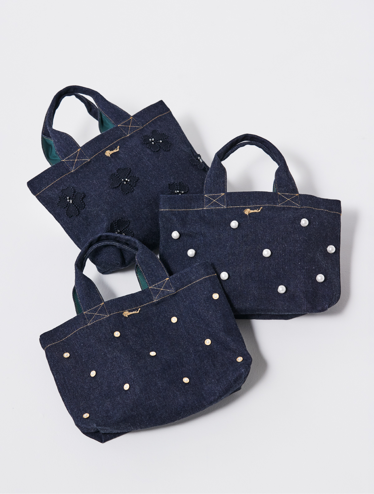 DENIM MINI TOTE BAG