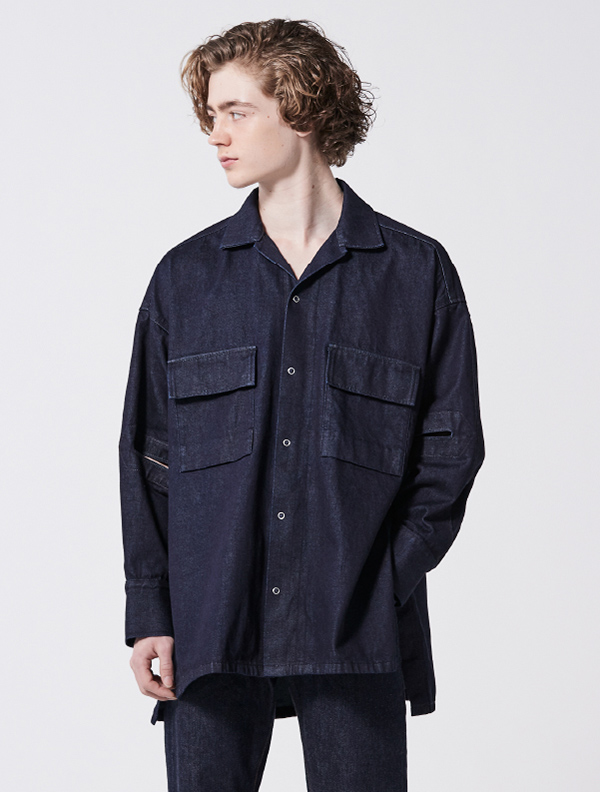 [ALLEGE] OPEN COLLAR BLOUSON